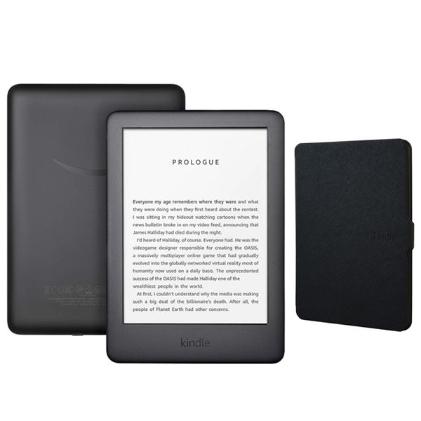 Kindle Touchscreen Wi-Fi With Built-in Light (With Ads) Bundle