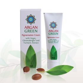 argan green face night serum