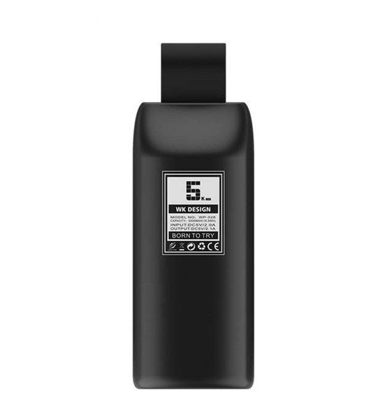 WK ELLZ- 5000mAh Power Bank Black
