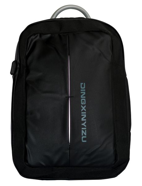 Anti-Theft Backpack With Lock And USB Charge Port - Black