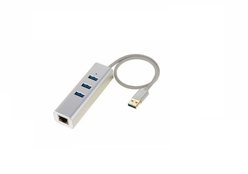 USB 3.0 to 3 Port USB3.0 HUB with Gigabit Ethernet Switch