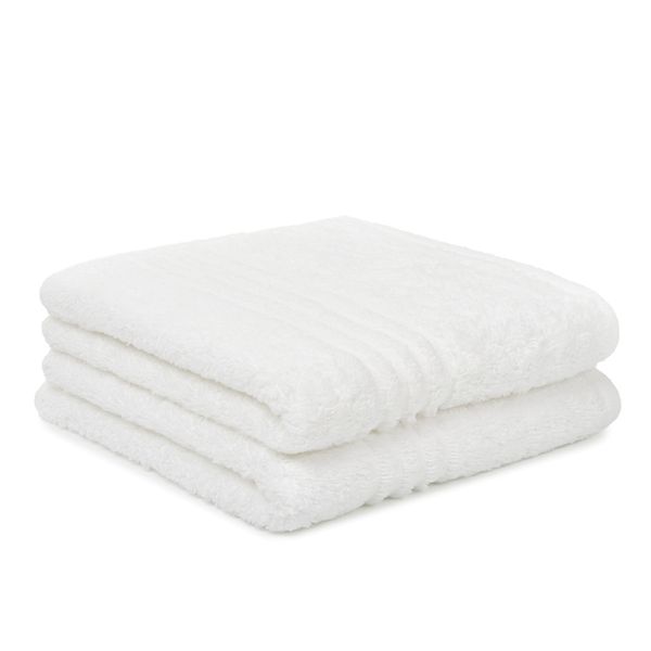 Glodina Marathon 610gsm White Snag Proof Hand Towels (Set of 2)