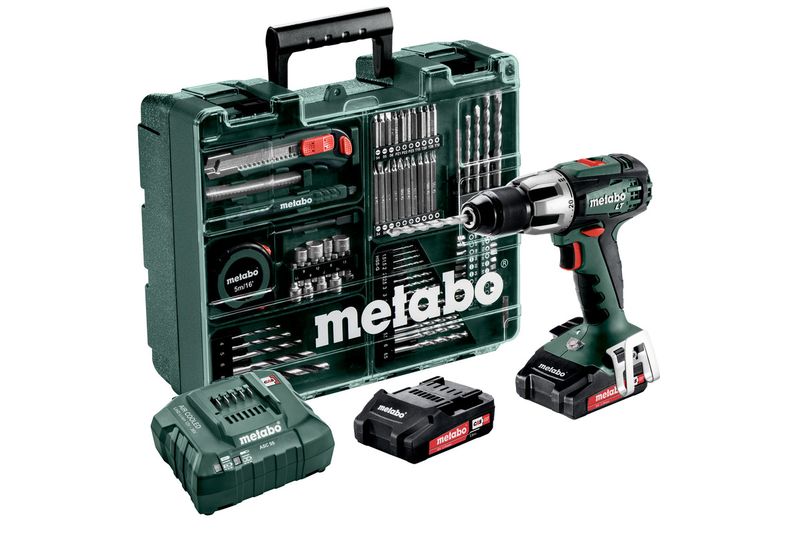 Metabo - Cordless Hammer Drill Set (Workshop) SB 18 LT SET (602103600)