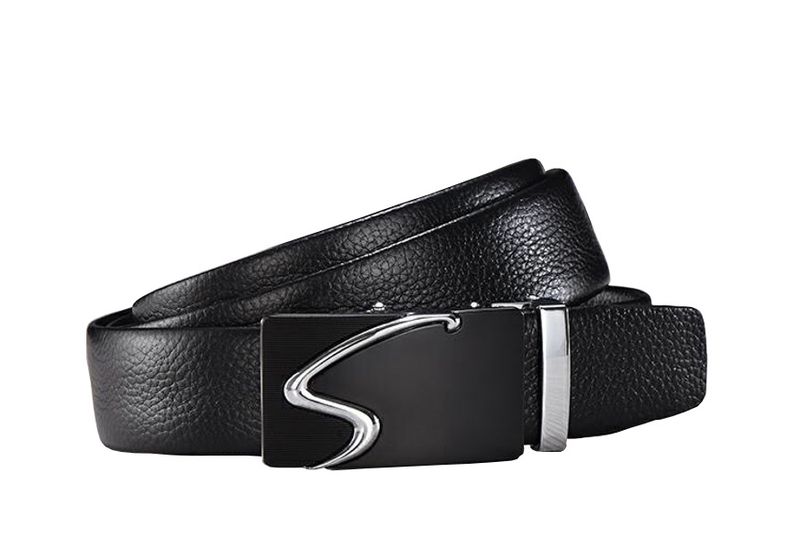 Olive Tree - Genuine Full Grain Leather Ratchet Belt