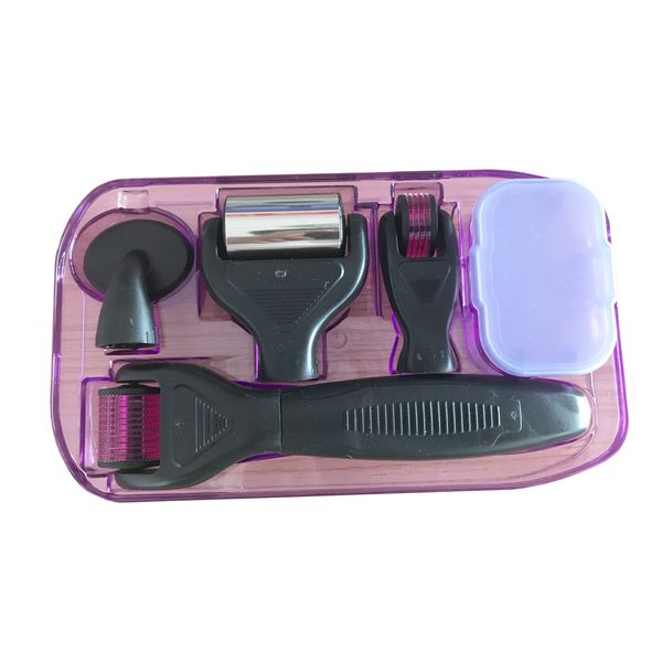 6-in-1 Ice Derma Roller Kit - Black