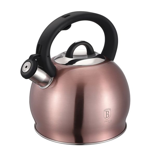Berlinger Haus 3L Stainless Steel Whistling Kettle - i-Rose Edition
