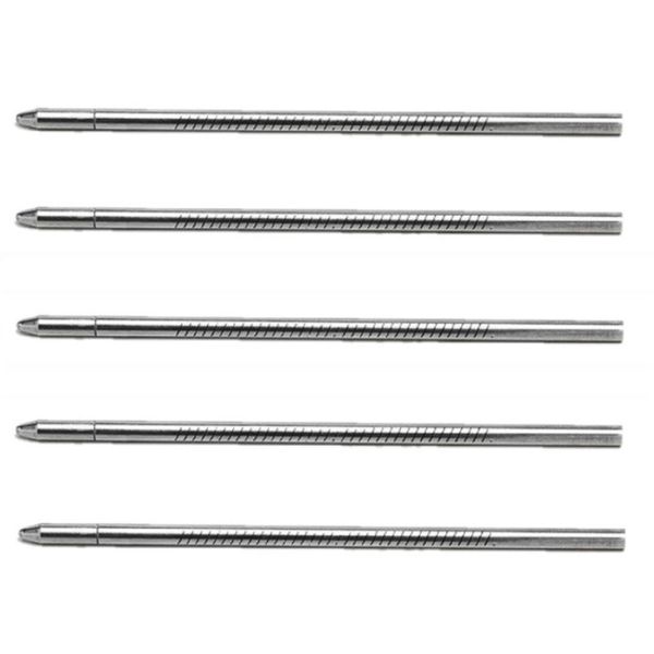 TROIKA Blue Ink D1 Refills for Construction Multitasking Ballpoint Pen x5