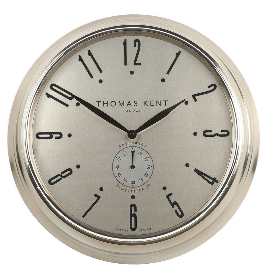 Thomas Kent 50cm Timekeeper Gold Round Wall Clock Shop Today. Get it