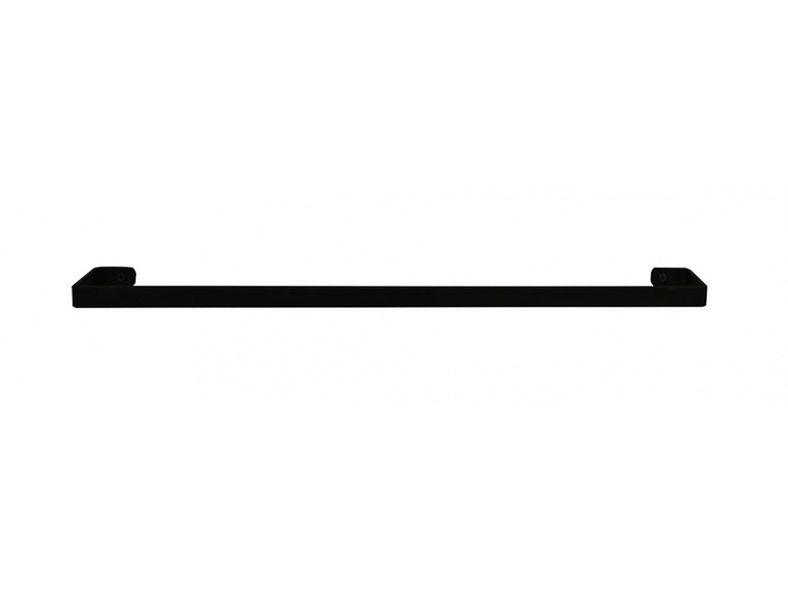 Nero Single Towel Rail 600mm - Black (106BSTR600)