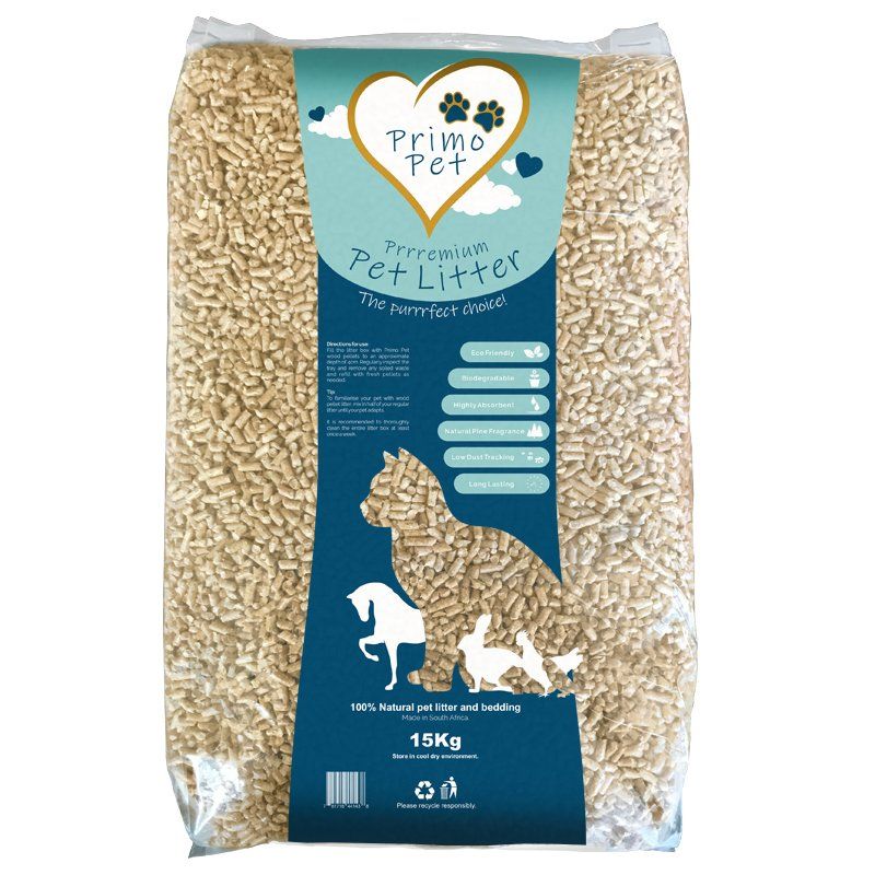 Premium Wood Pellet Cat Litter/ Animal Litter 100 Natural 15kg Bag