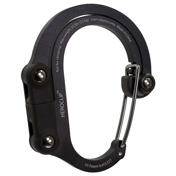 HEROCLIP Hybrid Gear Carabiner Rotating Hook Clip