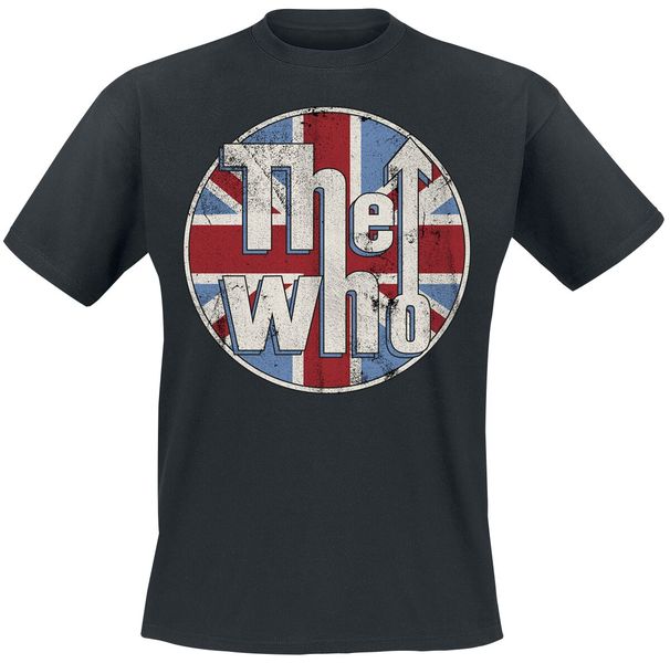RockTs The Who Distressed Union Jack T-Shirt