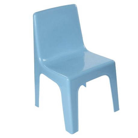 Junior Armless Kiddies Chair Light Blue Set Of 4 Buy Online In