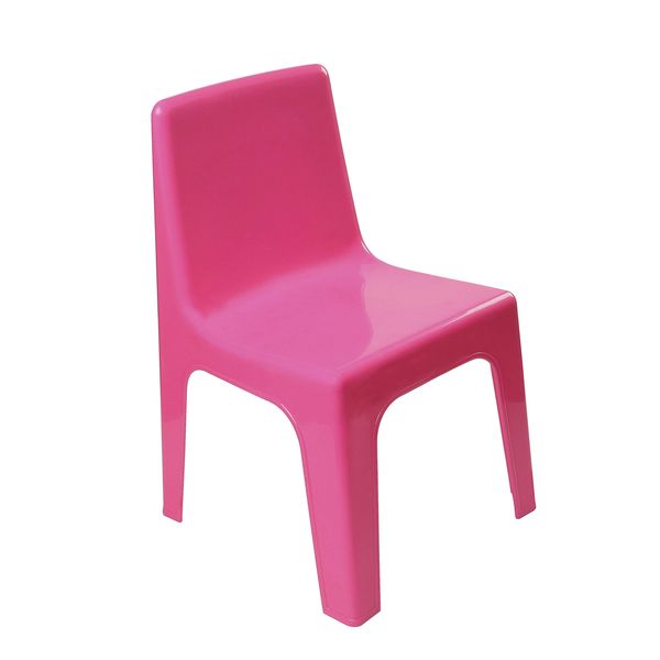 Junior Armless Kiddies Chair Pink - Set of 4