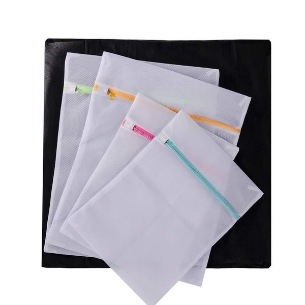 HomeFX Laundry Mesh Travel Bags Set of 5