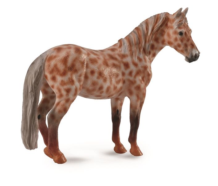 Collecta Horses-British Spotted Pony Mare Cstnut Leopard-Xl