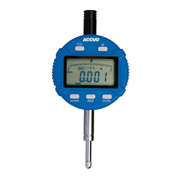 ACCUD Digital Indicator Flat Back 12.7mm/0.5