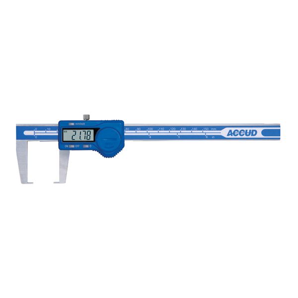 ACCUD Digital Outside Neck Caliper 0-150mm/0-6