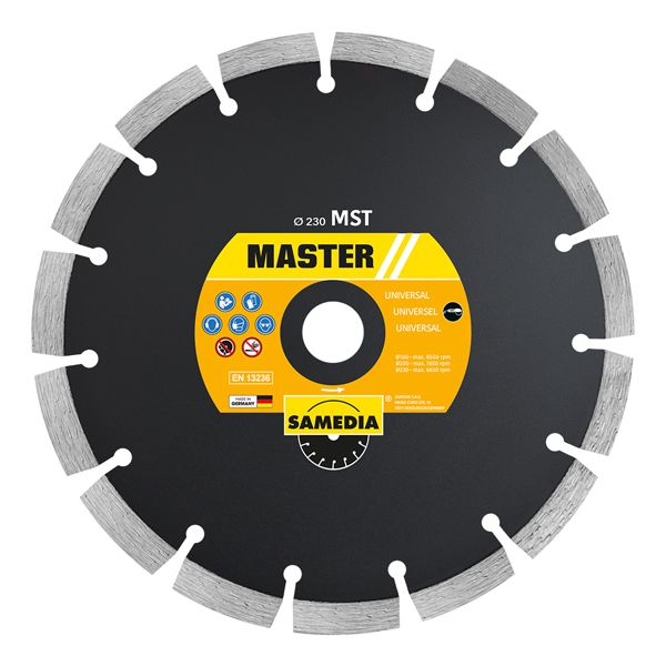 Samedia Diamond Blade 115mm Segmented Ind Multi Purpose Master Mst