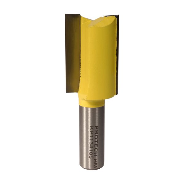 Pro-Tech Straight Bit 1" X 38mm Cut 2 Flute 1/2" Shank