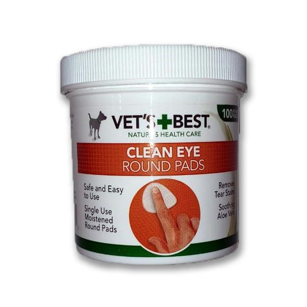 Vet's Best Clean Eye Round Pads