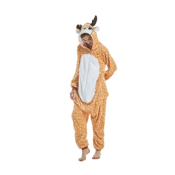 Iconix Reindeer Styled Onesie for Adults