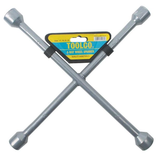 Toolco 4 Way Wheel Spanner
