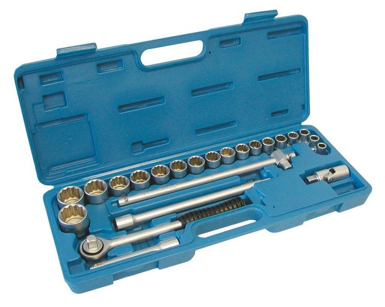 Toolco 23 Piece Professional 1/2 Inch Drive 12 Point Socket Set