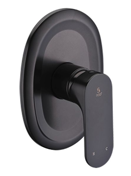 Sielo Montella U/Wall Bath/Shower Mixer - Black