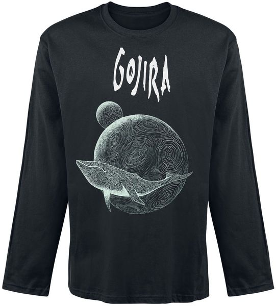 RockTs Gojira Flying Whale Longsleeve