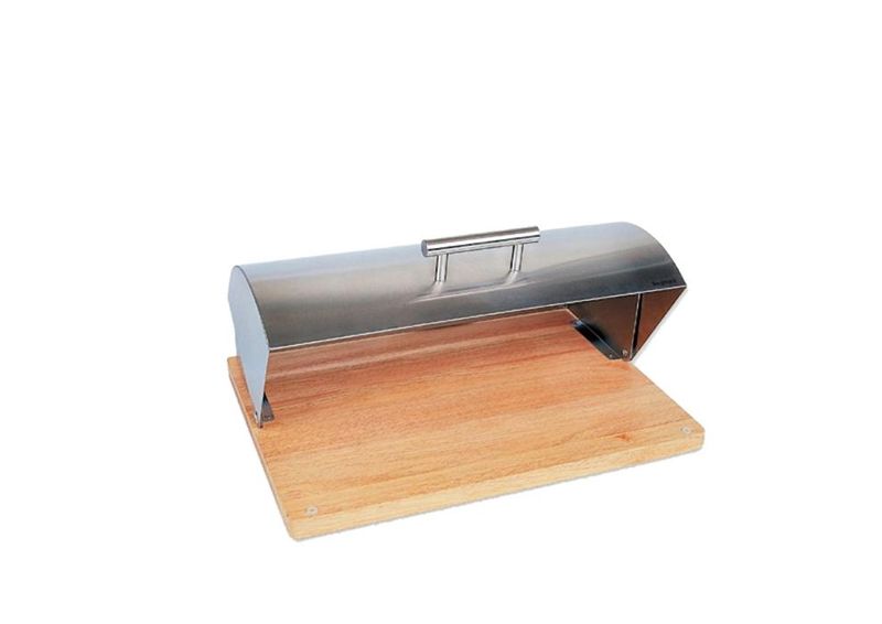 Jost Bread Bin With Wooden Cutting Boar