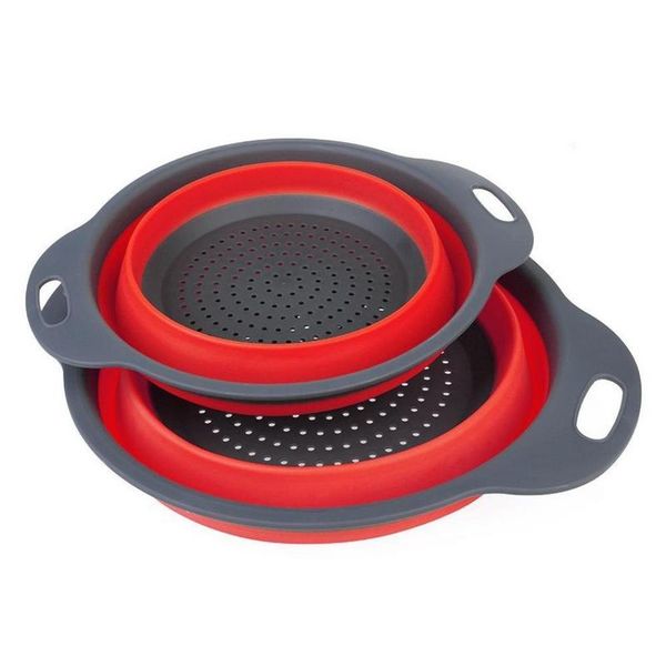 Kitchen Collapsible Colander Set 2 Pack