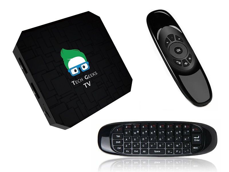 Tech Geeks Mini 4K Android TV Box+Air Mouse Remote+DSTV Now and Netflix