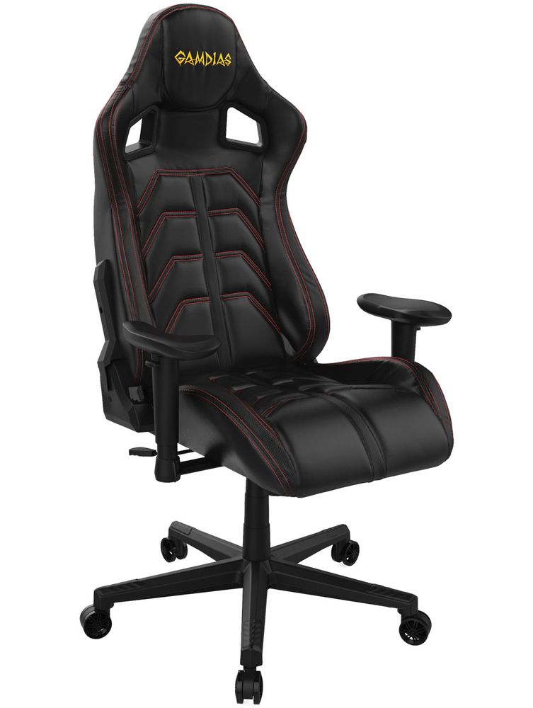 Gamdias Aphrodite MF1 Gaming Chair Black Red Leather Style