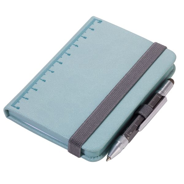 TROIKA Notepad DIN A7 with Multitasking Ballpoint Pen LILIPAD+LILIPUT Mint