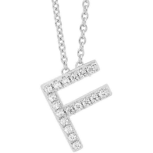 Georgini Petite Initial F Silver image