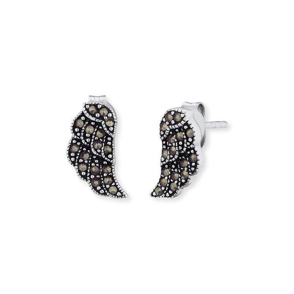 Engelsrufer Marcasite Wing Stud Earrings