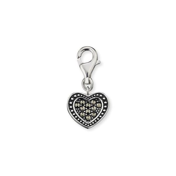 Engelsrufer Marcasite Heart Charm
