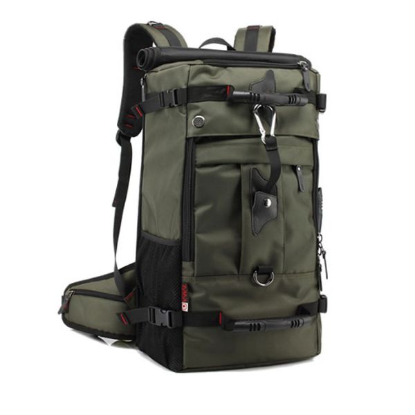 KAKA 2070 Large Capacity 40L Waterproof Travel Backpack - Black