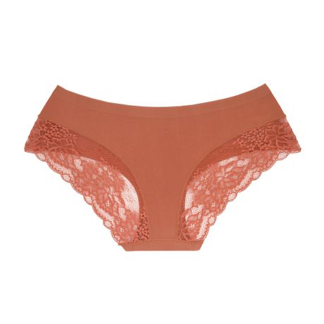 Pack of 2 Amila Silky Seamless Lace Underwear - Black & Coral, Shop Today.  Get it Tomorrow!
