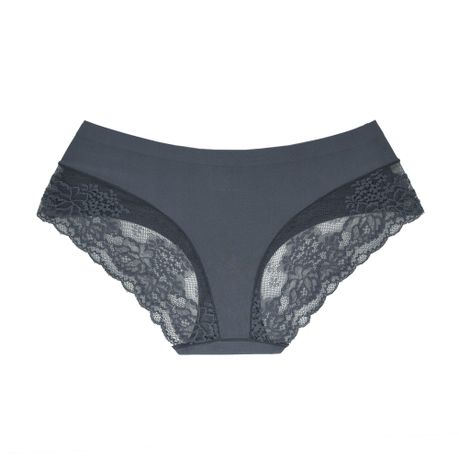 Pack of 2 Amila Silky Seamless Lace Underwear - Grey & Pink, Shop Today.  Get it Tomorrow!