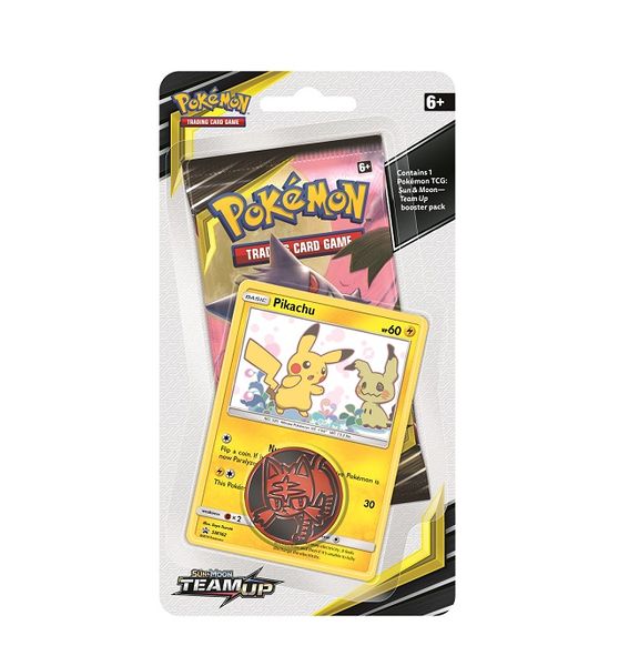 Pokemon Sun &amp; Moon 9 Team Up Checklane Blister - Tapu Bulu