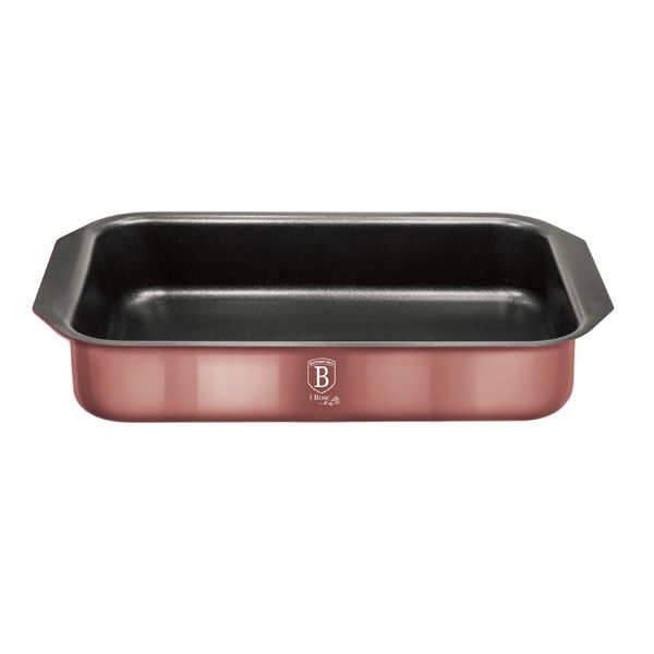 Berlinger Haus 35cm Marble Coating Oblong Roaster - i-Rose Edition