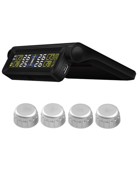 T680 4 Wheel Solar Tyre Pressure Monitoring System-External Sensors