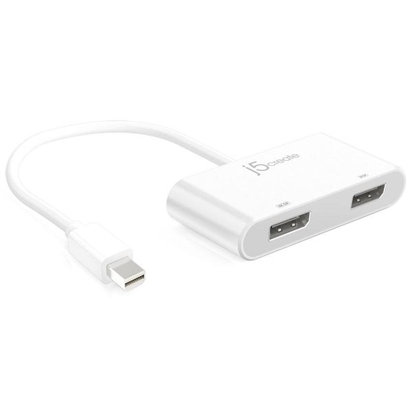 J5create JDA146 Mini Display Port to Dual Display Port Adapter