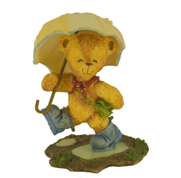 GUND Rambling Ted Singing In The Rain (9cm)