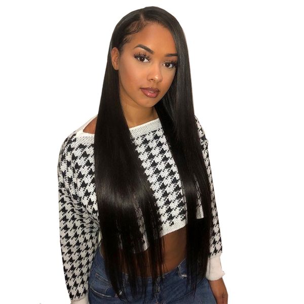 Wendy Queen 4x4 Lace Closure Natural Straight Hair Wig - 10 Inch