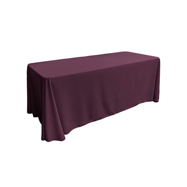 Polyester Rectangular Tablecloth - Plum Linen