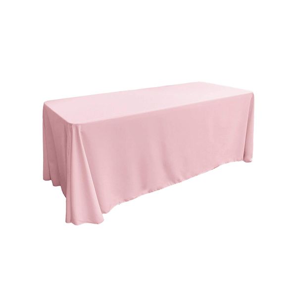 Polyester Rectangular Tablecloth - Blush Linen