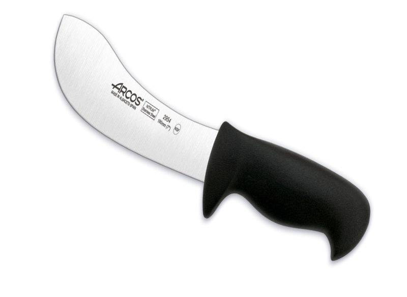 Arcos Skinning Knife 19cm Blade Black Handle